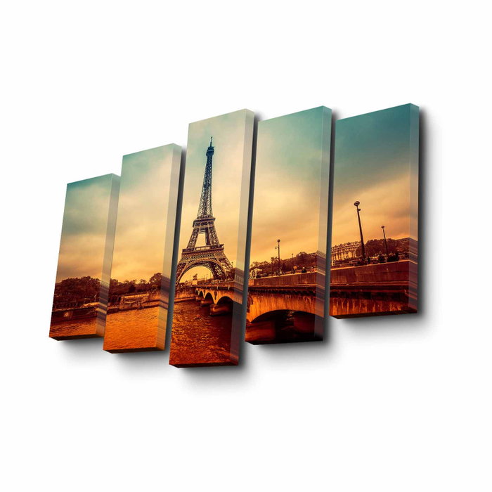 Wallity Cuadro Decorativo en Lienzo 5 Piezas 5PUC-093 Wallity Cuadro Decorativo en Lienzo 5 Piezas 5PUC-093